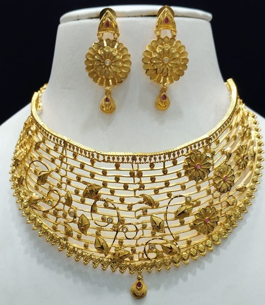 Gold Forming Jewellery Sets By Chokerset CSGF3563