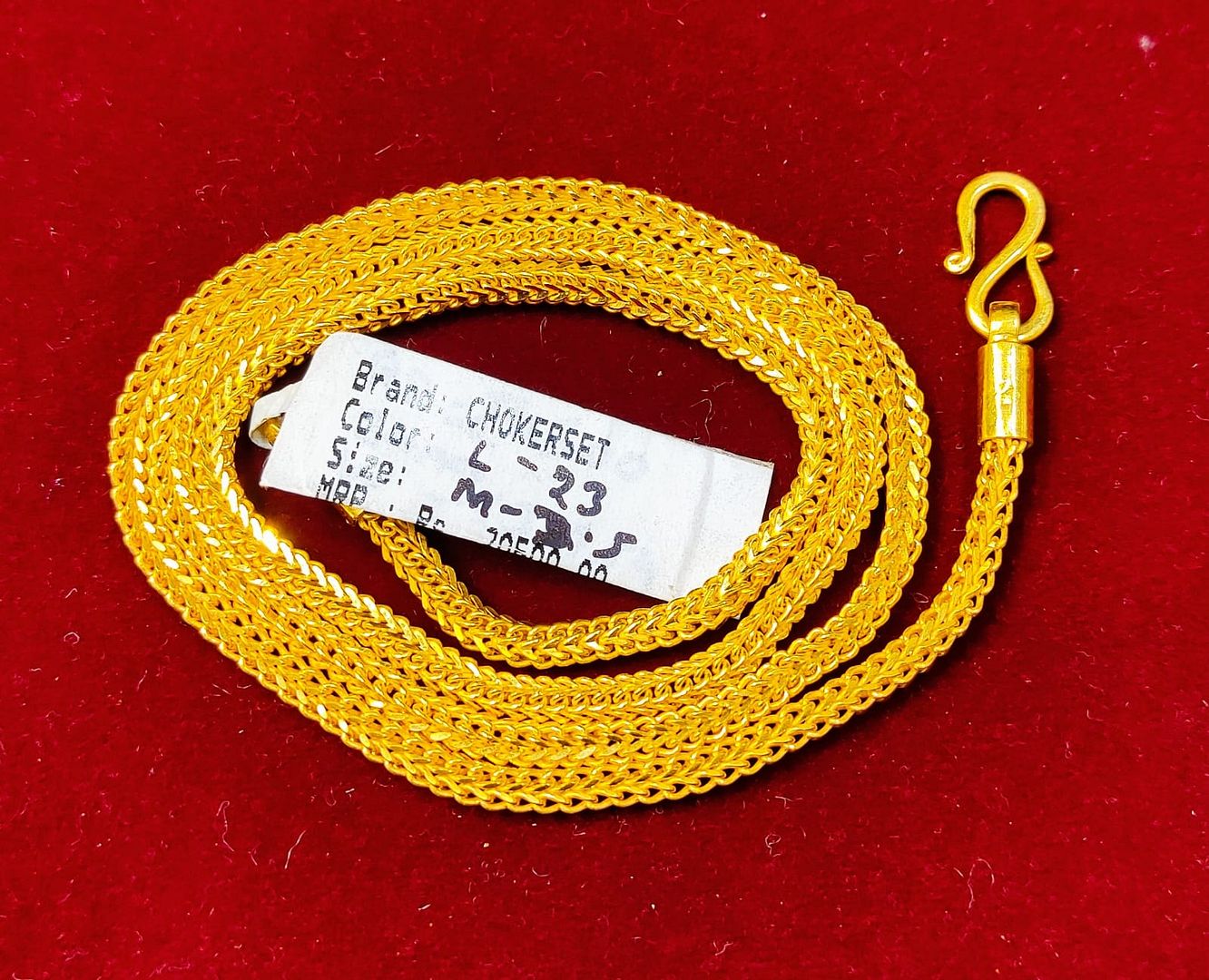 23 Size 300 Mg.1 Gram 24 kt Gold Forming Concept Chains By Chokerset CSCHAIN1013