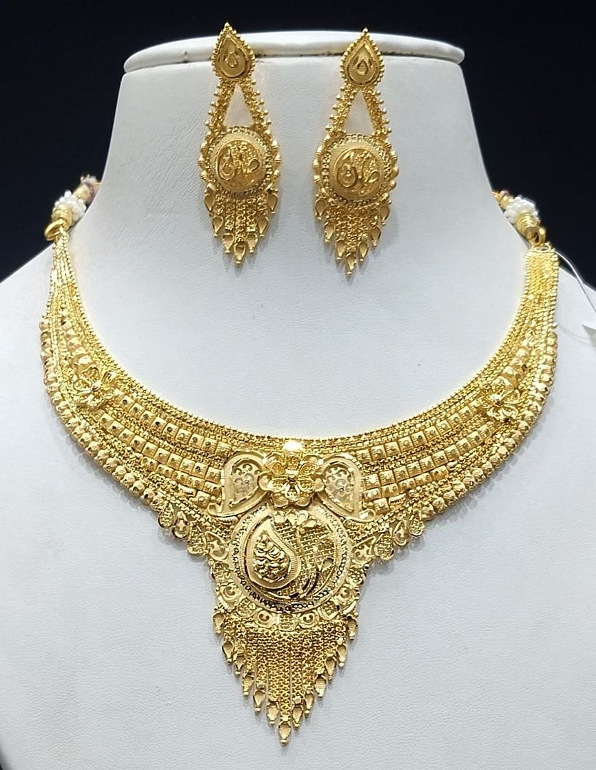Gold Forming Jewellery Sets By Chokerset CSGF3532