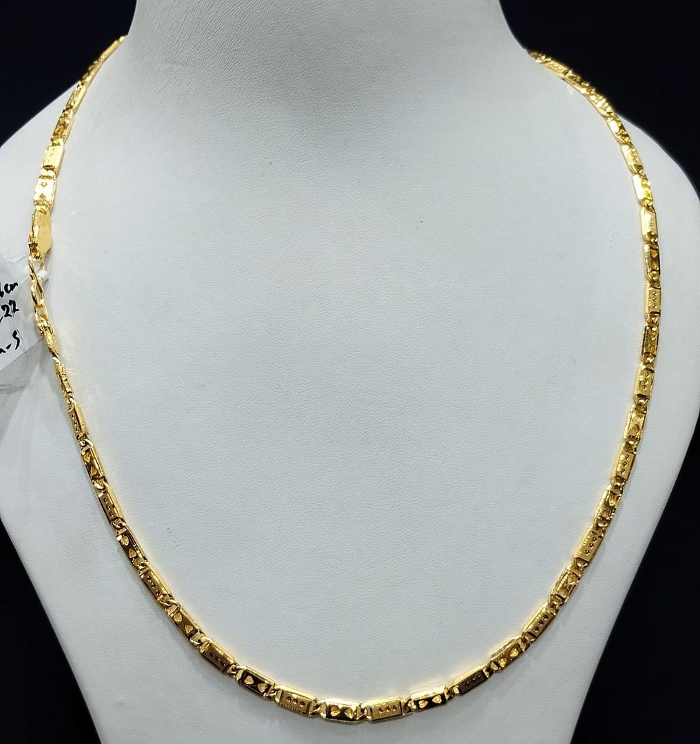 24 Size 300 Milligram Gold Forming Chain By Chokerset CSCH9504