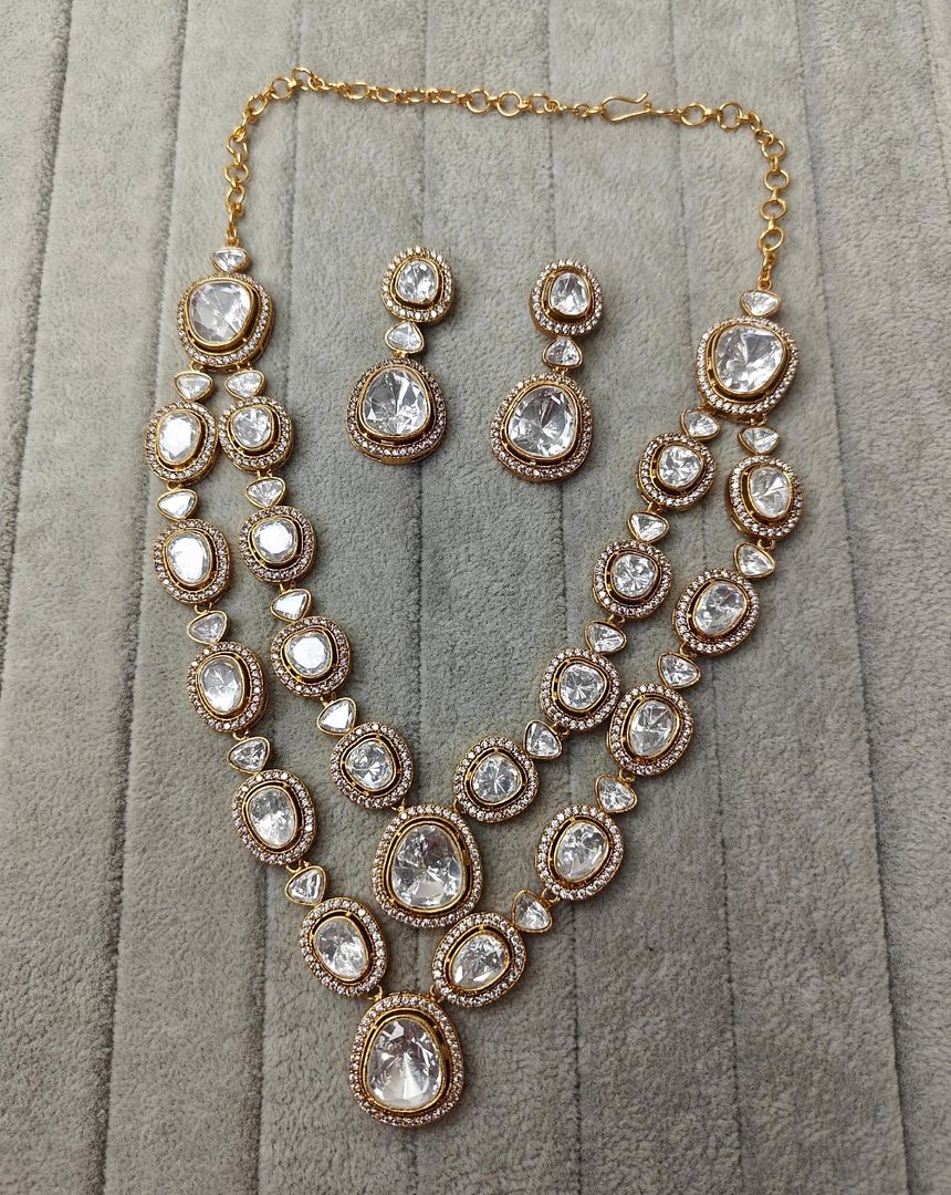 Polki Antique Necklace By Chokerset CSNS6908