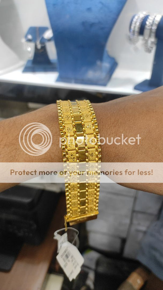 200 Milligram Gold Forming Bracelet By Chokerset WAB507