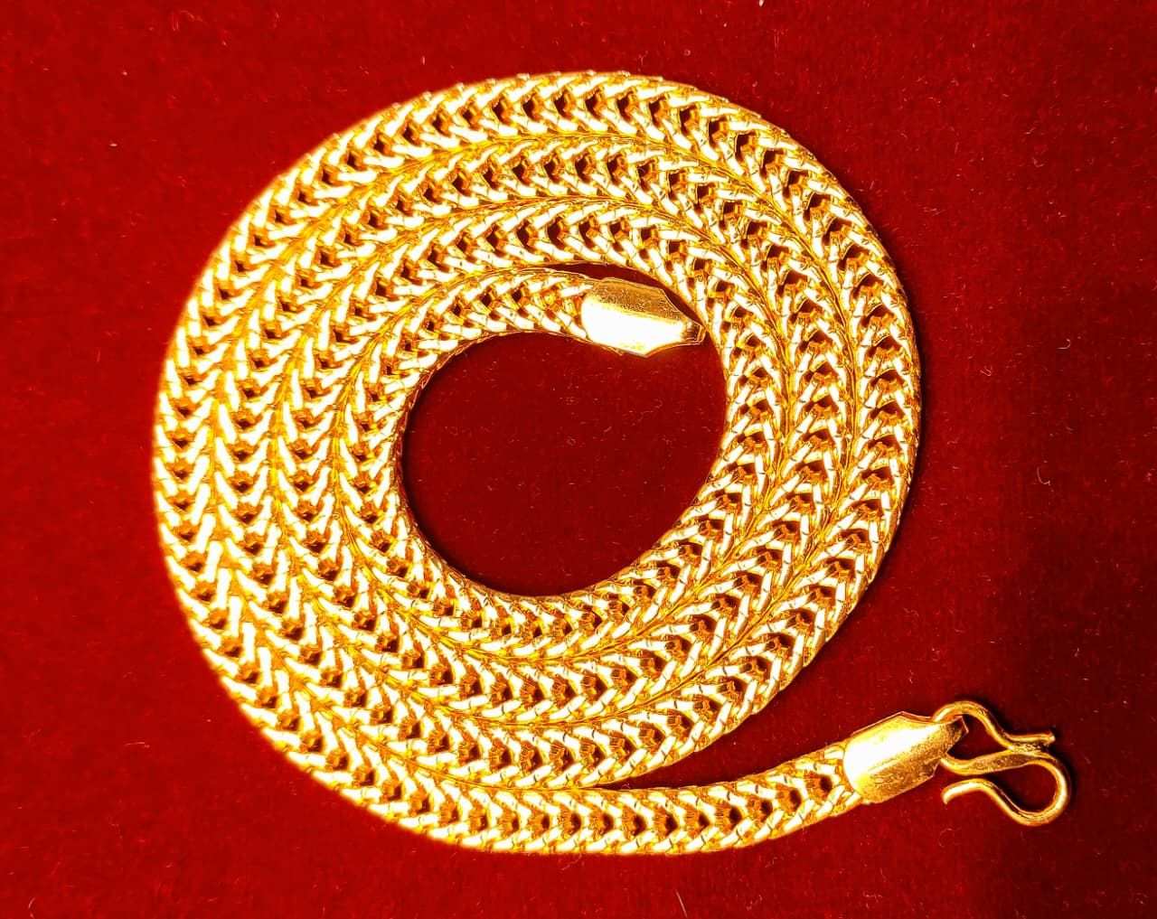 24 Size 25 Mg.1 Gram 24 kt Gold Forming Concept Chains By Chokerset CSCHAIN1006