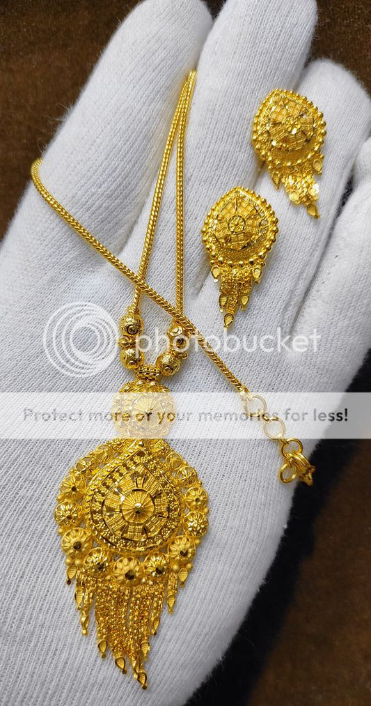 18 Size 200 MG Gold Forming Necklace By Chokerset PSET6351