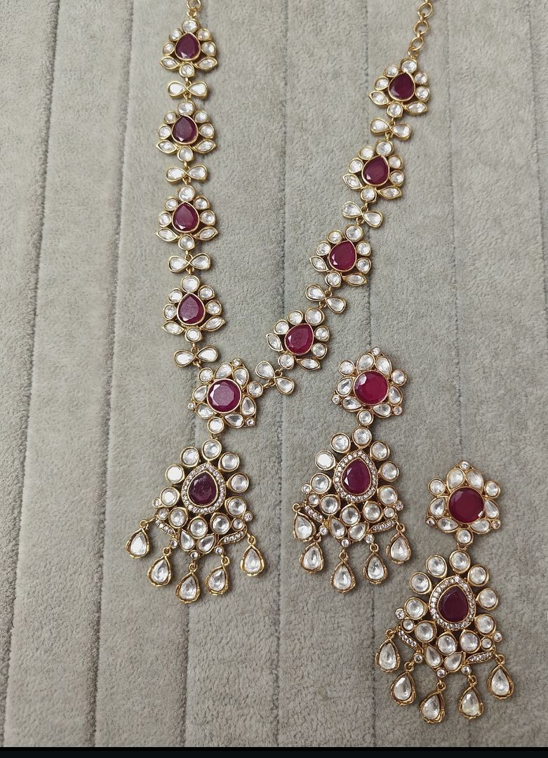 Polki Antique Necklace By Chokerset CSNS6890