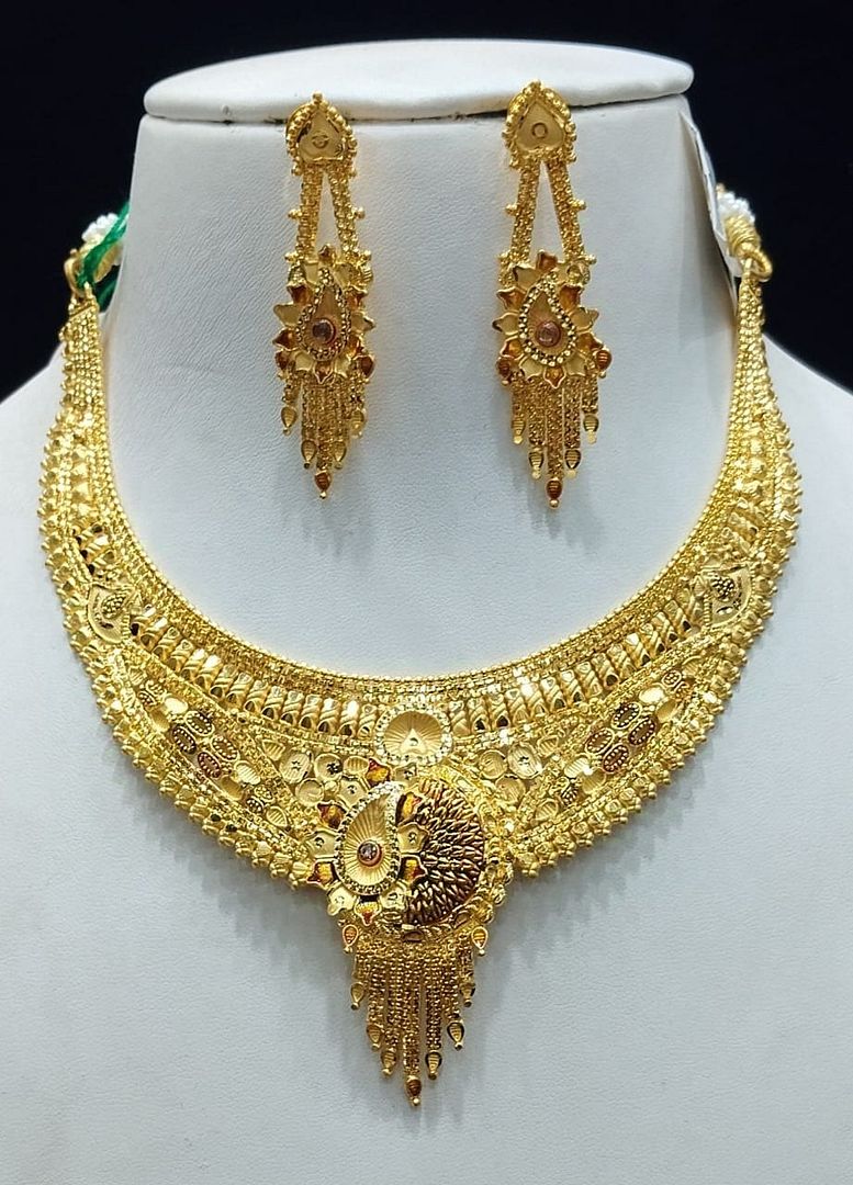 Gold Forming Jewellery Sets By Chokerset CSGF3585