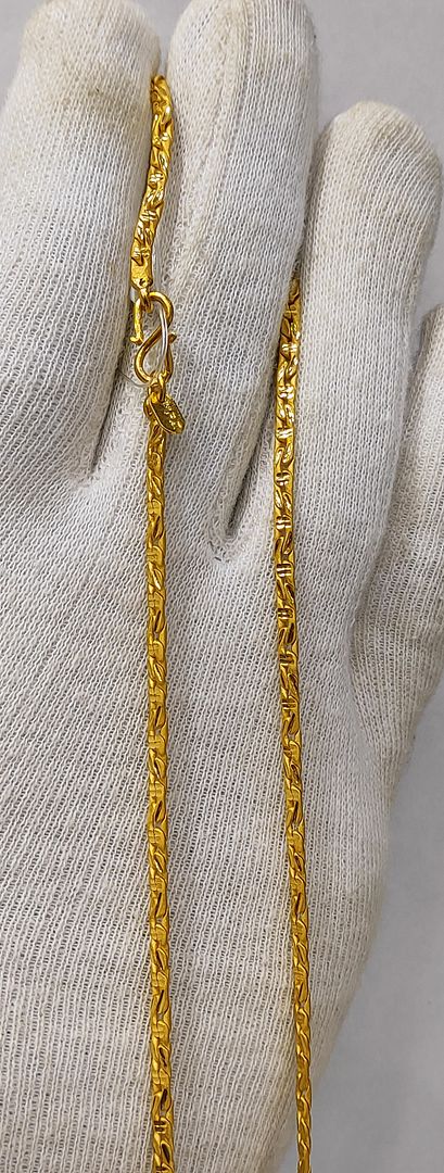 22 Size 200 Mg. Gold Forming Chains By Chokerset CHAIN9062