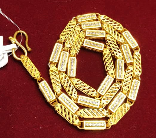 22 Size 200 Mg.1 Gram 24 kt Gold Forming Concept Chains By Chokerset CSCHAIN1058