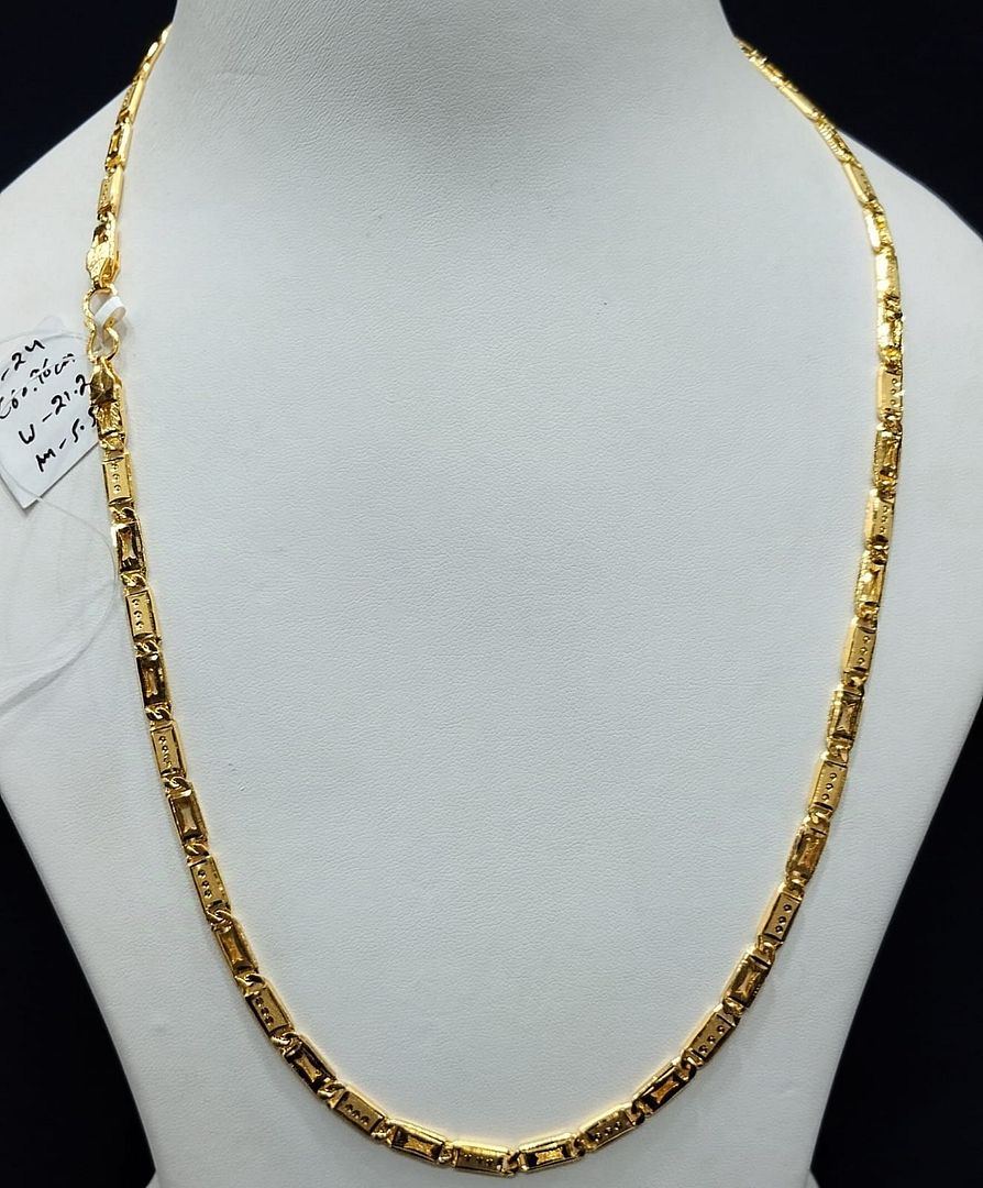 24 Size 300 Milligram Gold Forming Chain By Chokerset CSCH9505