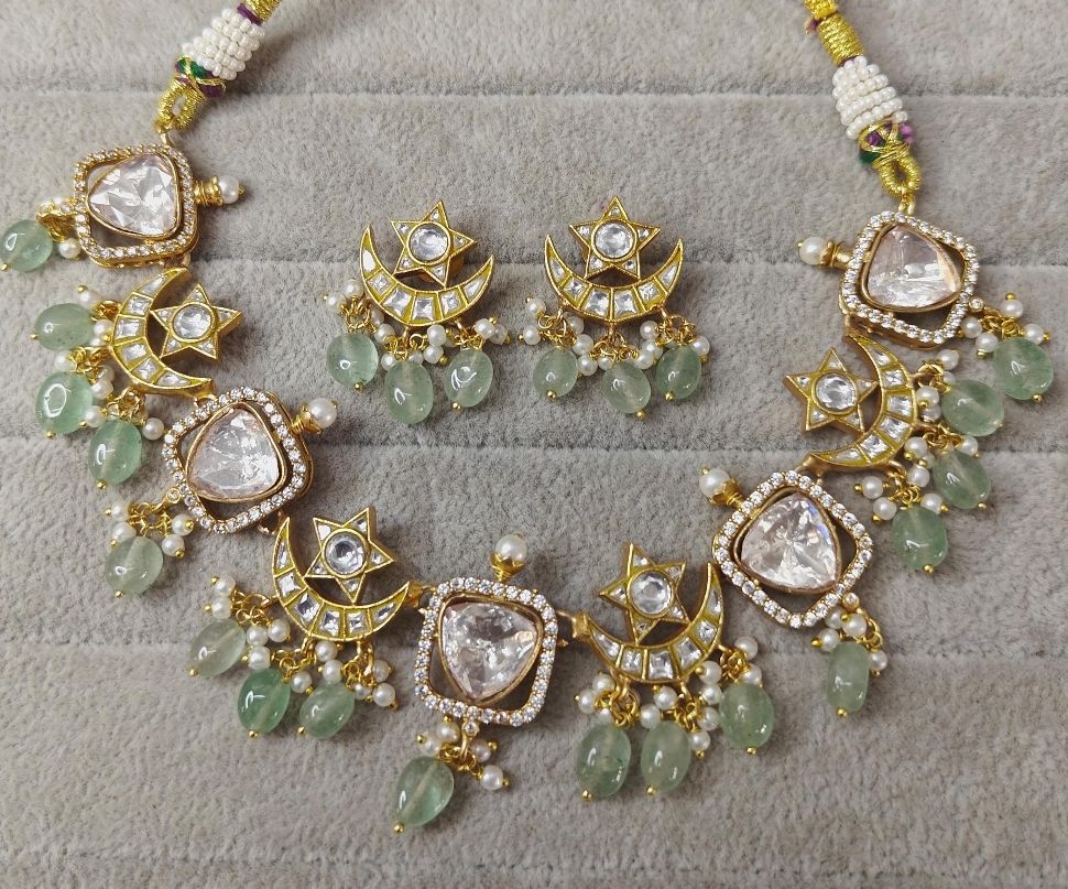 Polki Antique Necklace By Chokerset CSNS6911