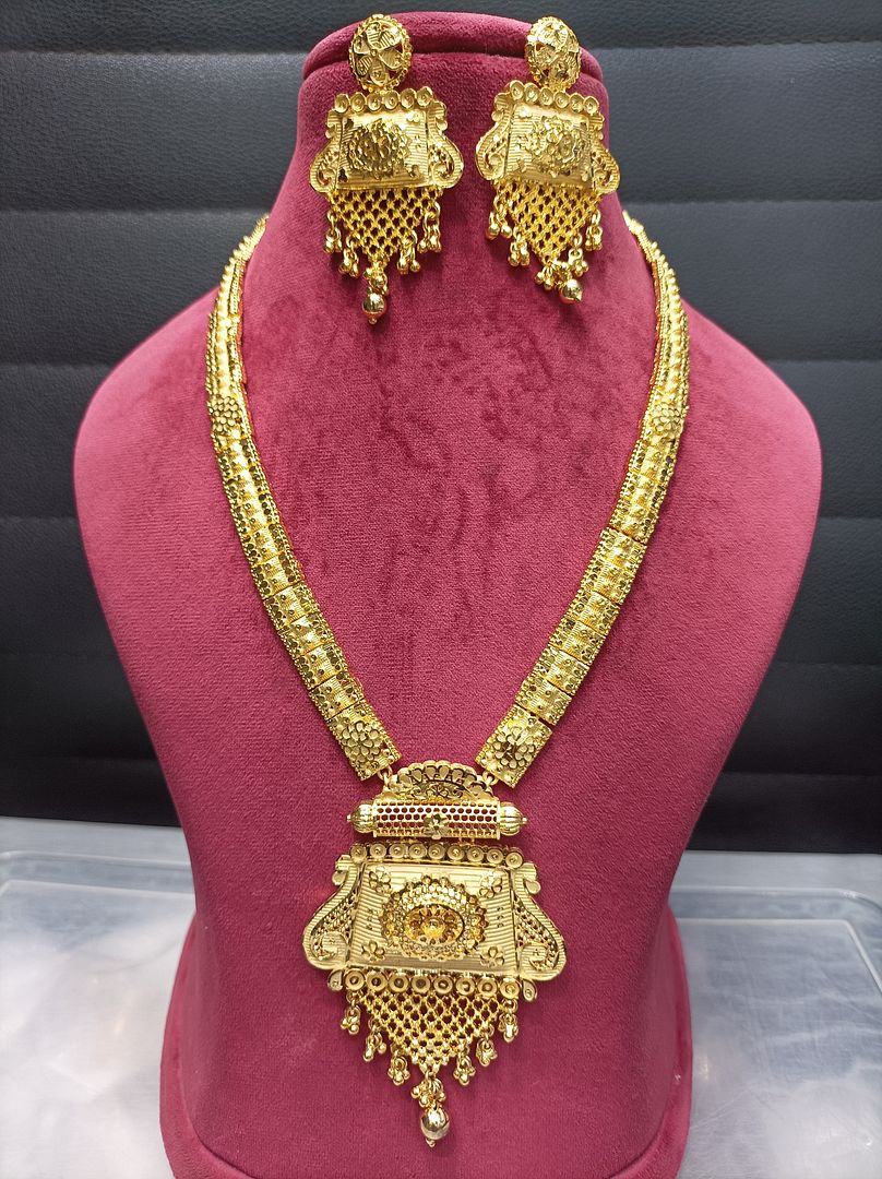 Gold Forming Necklace By Chokerset NECK4722
