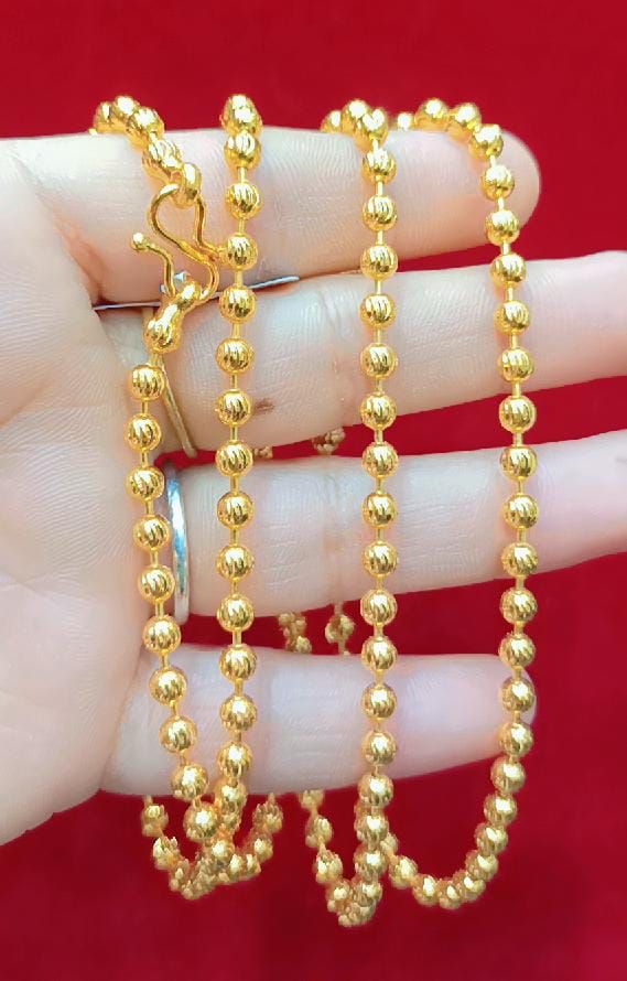 36 Size 50 Mg.1 Gram 24 kt Gold Forming Concept Chains By Chokerset CSCHAIN1127
