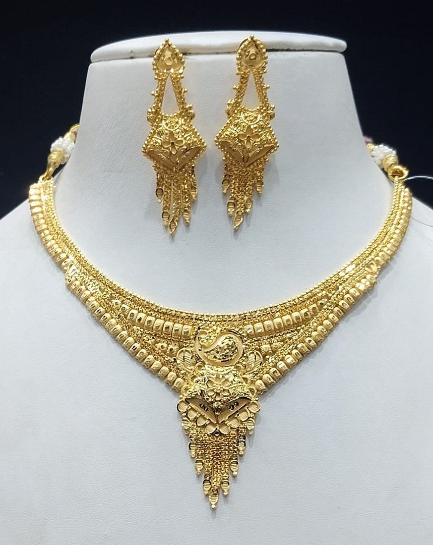 Gold Forming Jewellery Sets By Chokerset CSGF3503