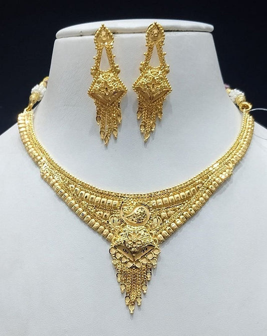 Gold Forming Jewellery Sets By Chokerset CSGF3503
