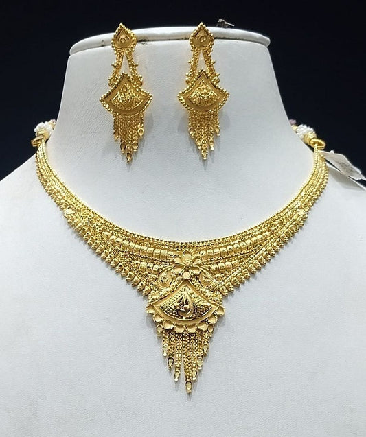 Gold Forming Jewellery Sets By Chokerset CSGF3504