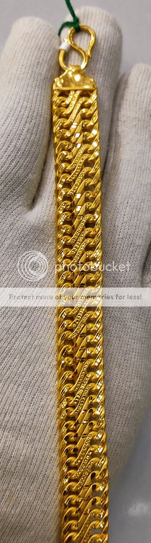 8 Size 300 Mg. Gold Forming Bracelet By Chokerset BRACE367