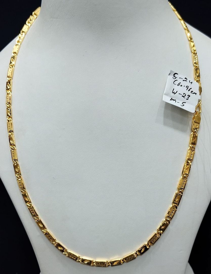 24 Size 300 Milligram Gold Forming Chain By Chokerset CSCH9502