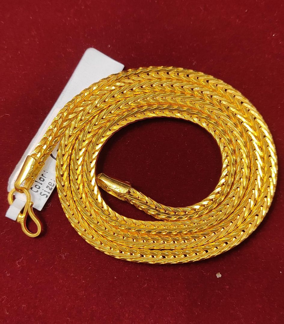 25 Size 400 Mg.1 Gram 24 kt Gold Forming Concept Chains By Chokerset CSCHAIN1108