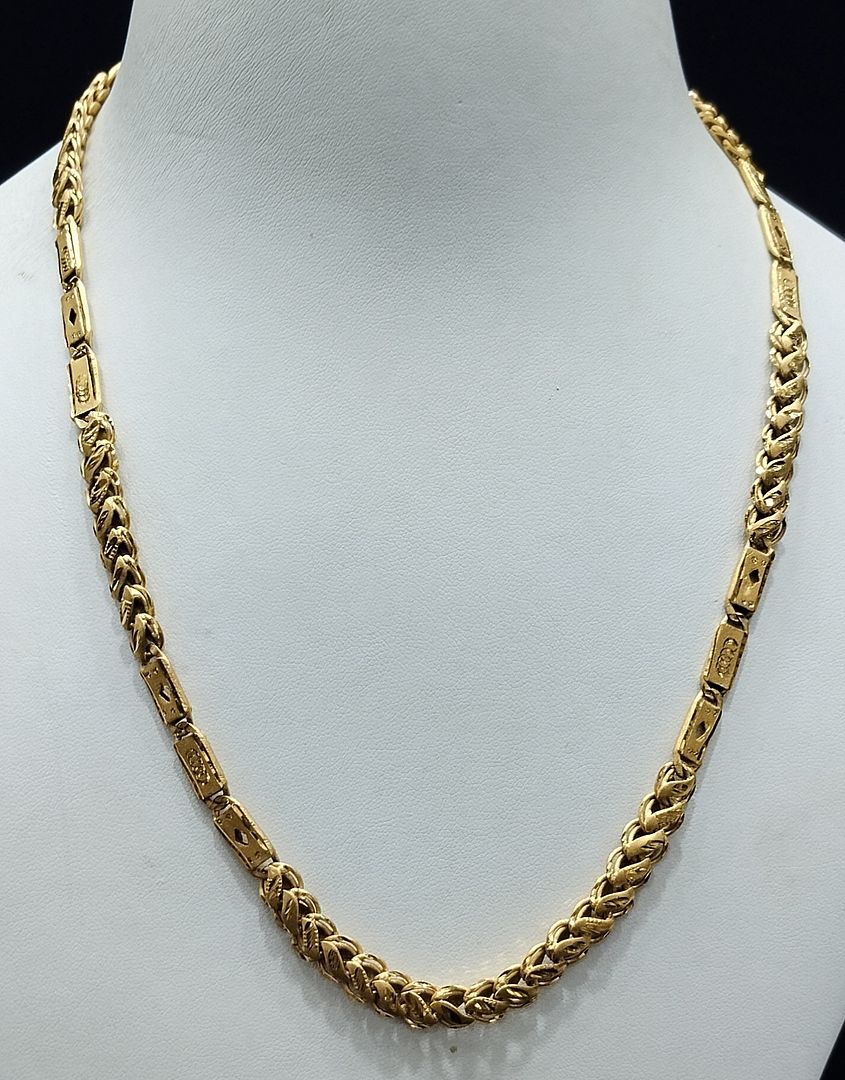 20 Size 100 Mg. Gold Forming Chain By Chokerset CHAIN831