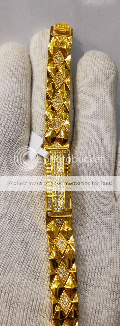 8 Size 300 Mg. Gold Forming Bracelet By Chokerset BRACE368