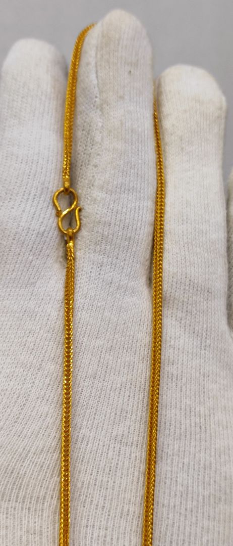 24 Size 100 Mg. Gold Forming Chain By Chokerset CHAIN9163