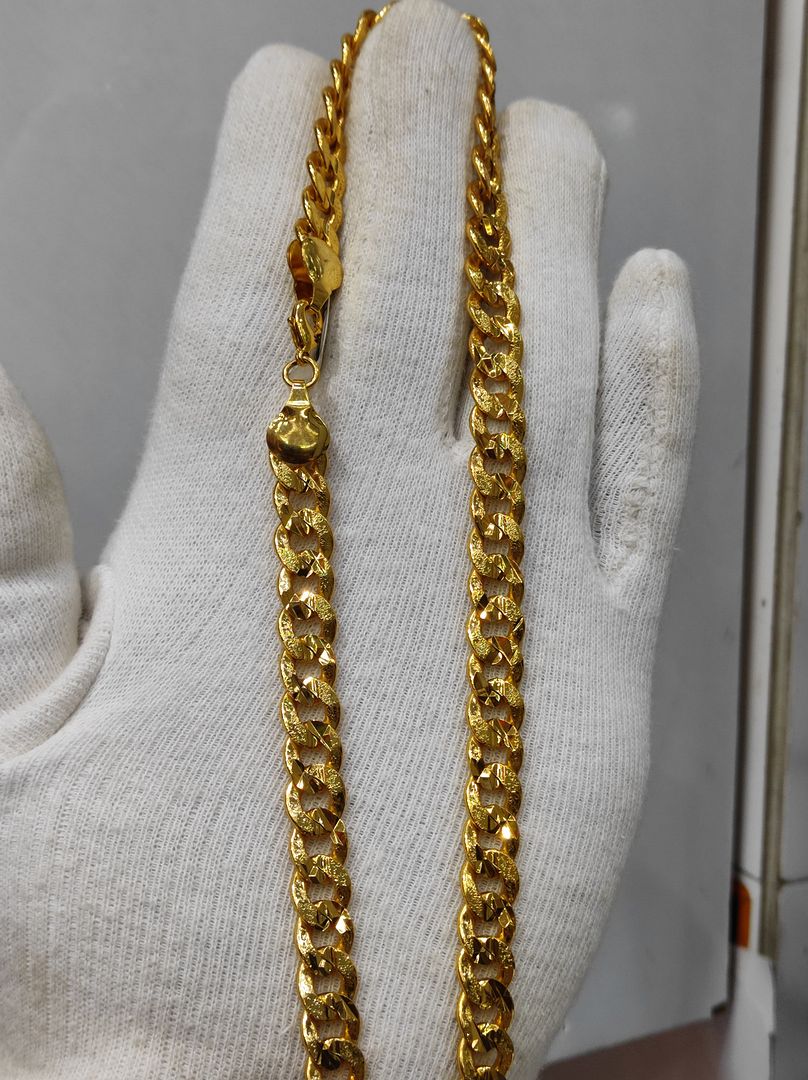 18 Size 25 Mg. Gold Forming Chain By Chokerset CHAIN9142