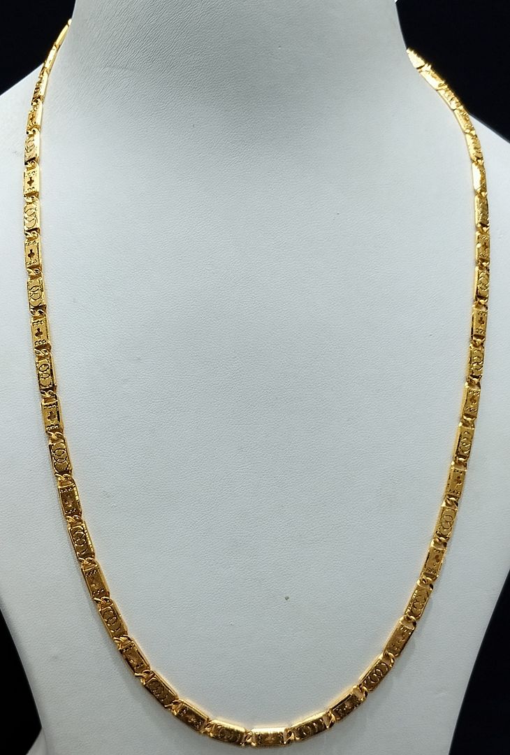 24 Size 100 Mg. Gold Forming Chain By Chokerset CHAIN858