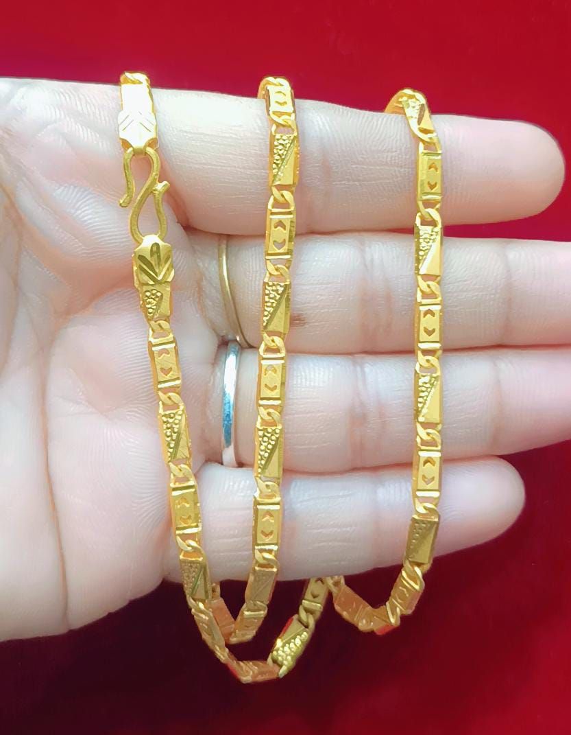 23 Size 400 Mg.1 Gram 24 kt Gold Forming Concept Chains By Chokerset CSCHAIN1084