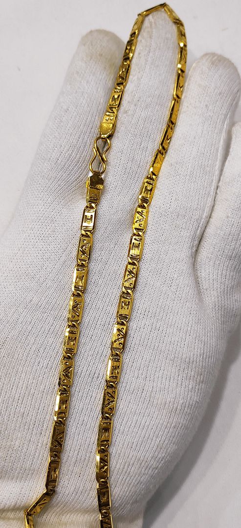 20 Size 100 Mg. Gold Forming Chain By Chokerset CHAIN9119