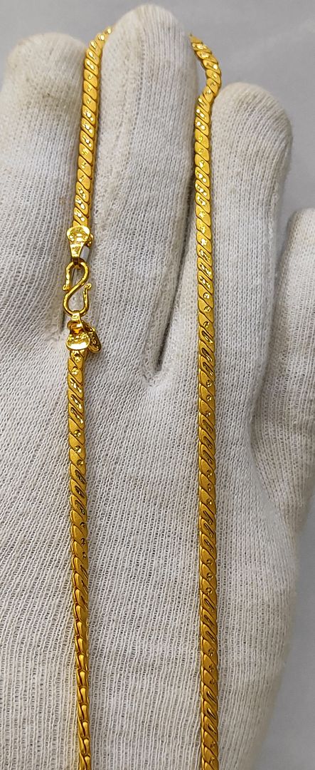 22 Size 200 Mg. Gold Forming Chains By Chokerset CHAIN9064
