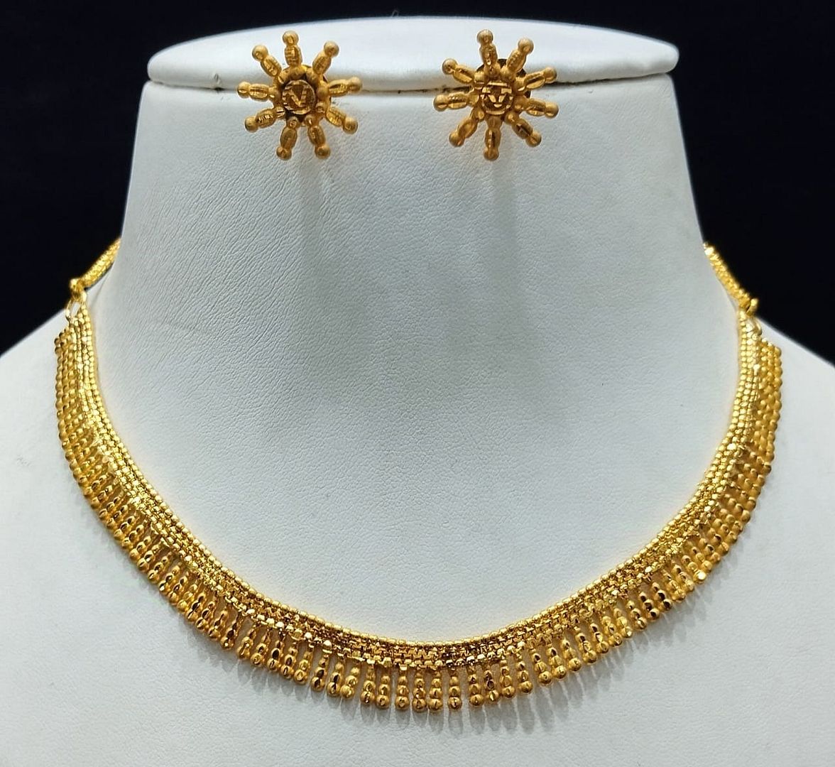 Gold Forming Jewellery Sets By Chokerset CSGF3575