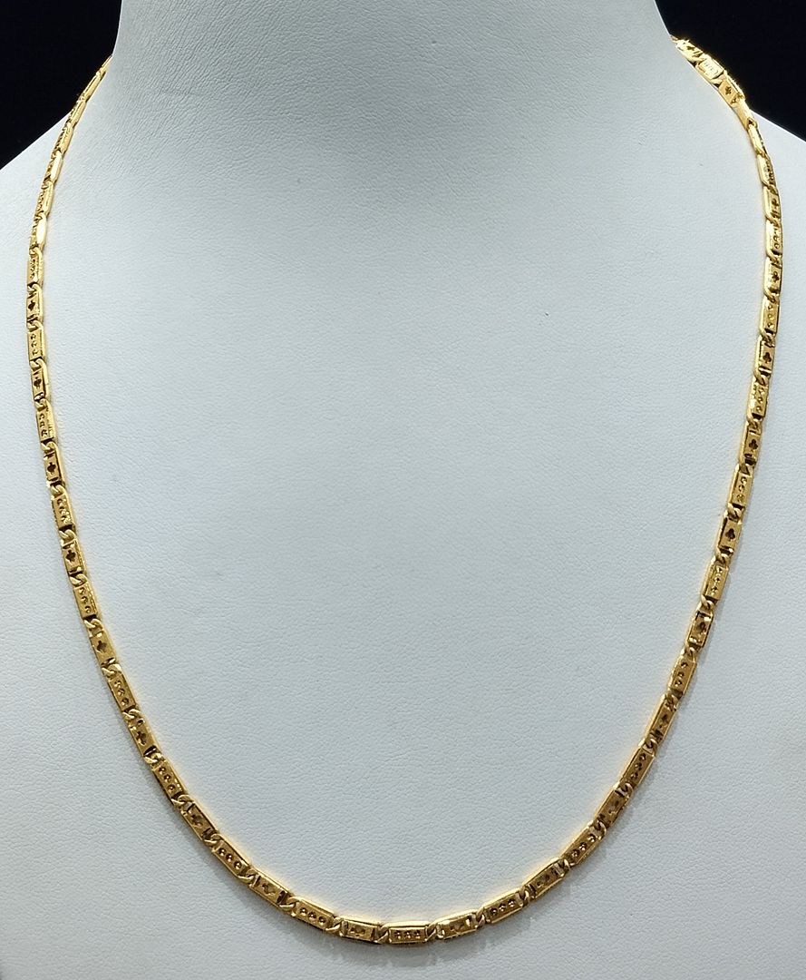 20 Size 100 Mg. Gold Forming Chain By Chokerset CHAIN852