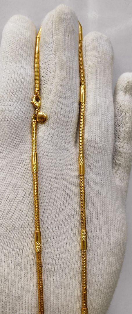 23 Size 25 Mg. Gold Forming Chain By Chokerset CHAIN9152