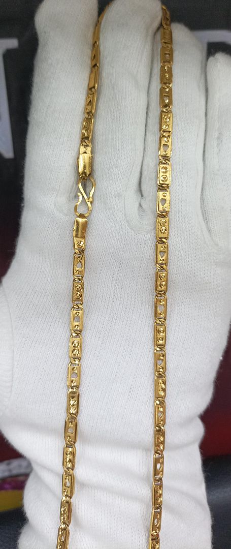 20 Size 100 Mg. Gold Forming Chain By Chokerset CHAIN9133