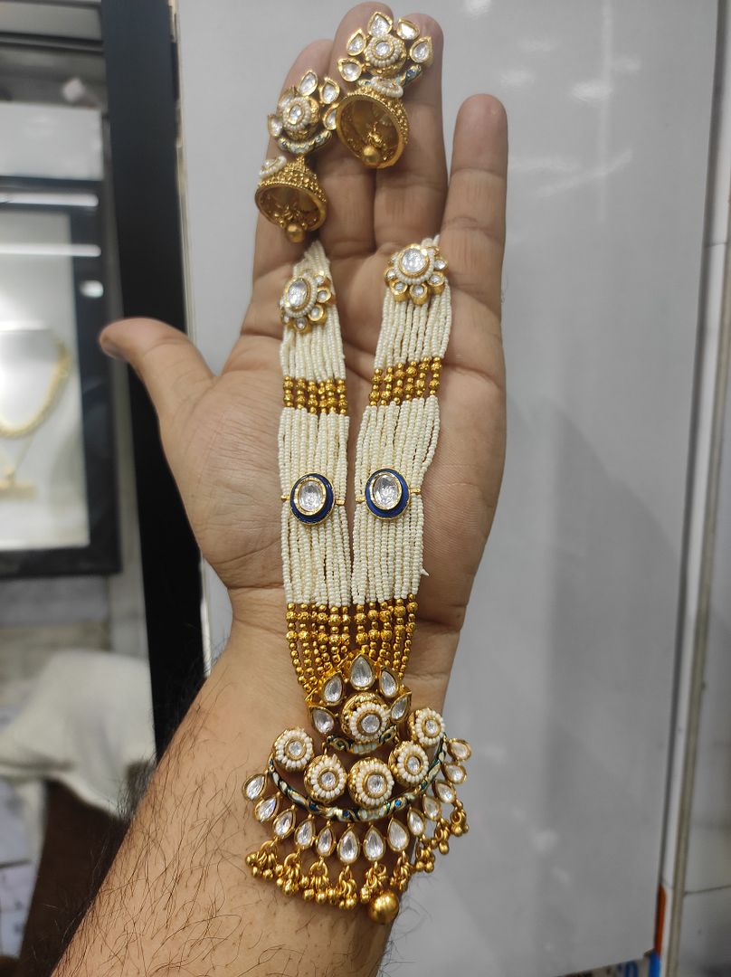 Fine Polki Kundan Antique Set By Chokerset APS921