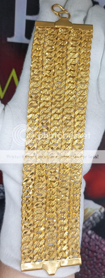 8.5 Size 200 Mg. Gold Forming Bracelet By Chokerset BRACE363