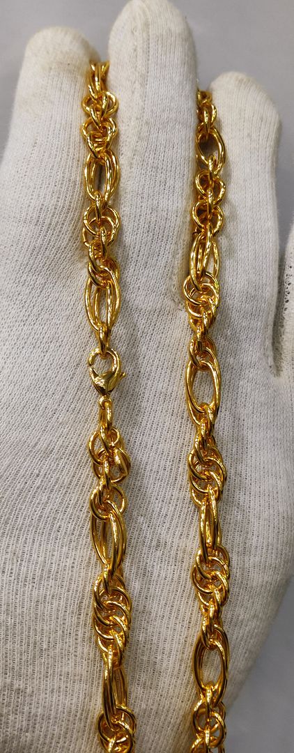 20 Size 100 Mg. Gold Forming Chain By Chokerset CHAIN9104