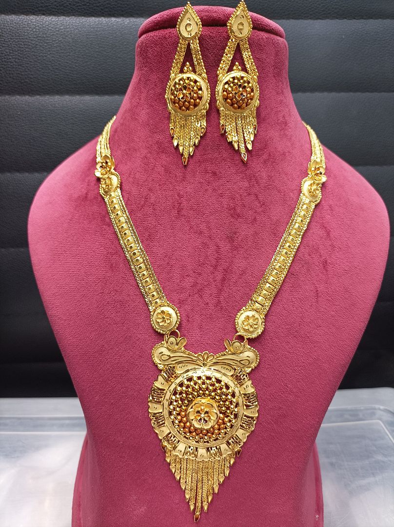Gold Forming Necklace By Chokerset NECK4729