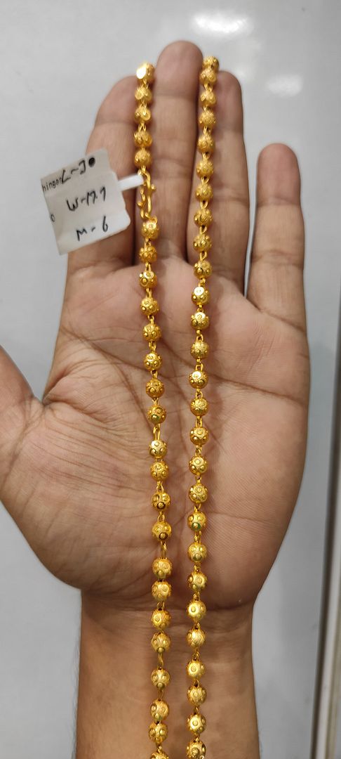 30 Size 25 Mg. Gold Forming Chain By Chokerset CHAIN9206