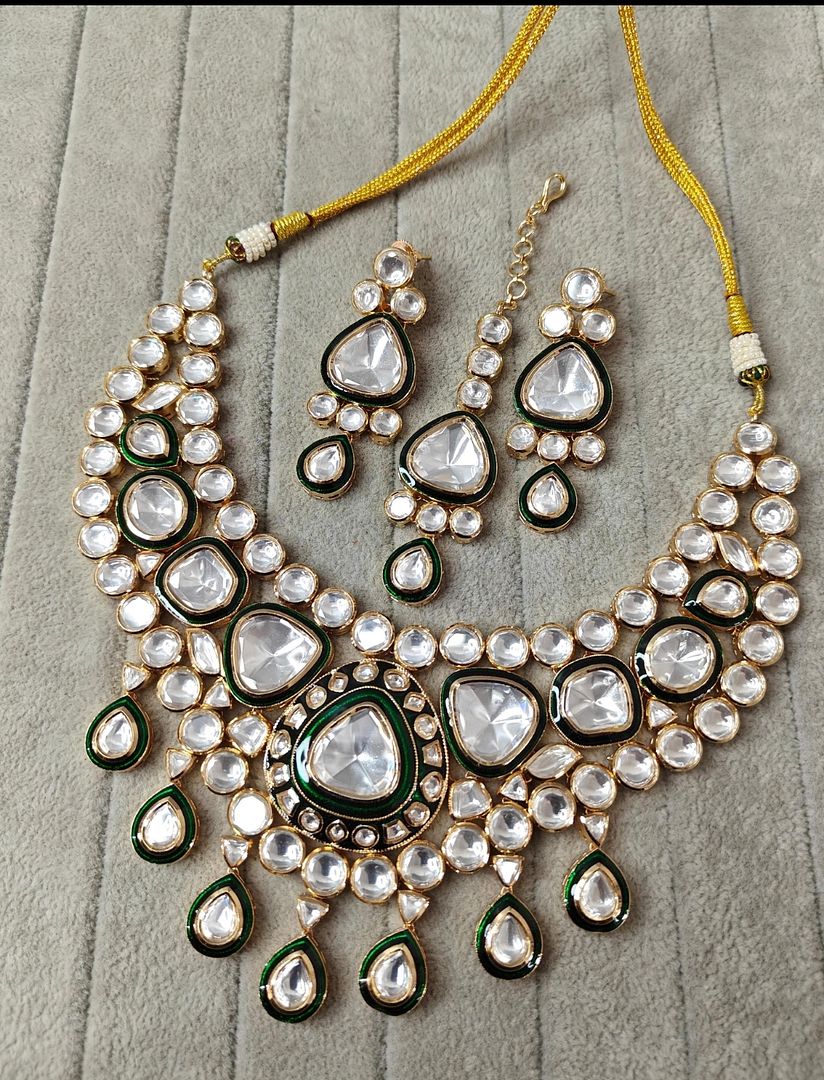 Polki Antique Necklace By Chokerset CSNS6906