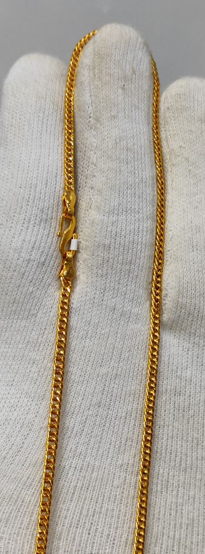 24 Size 25 Mg. Gold Forming Chain By Chokerset CHAIN9148