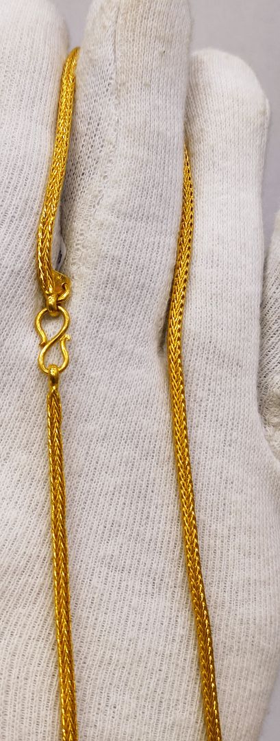20 Size 100 Mg. Gold Forming Chain By Chokerset CHAIN9159
