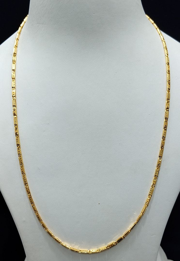 24 Size 100 Mg. Gold Forming Chain By Chokerset CHAIN826