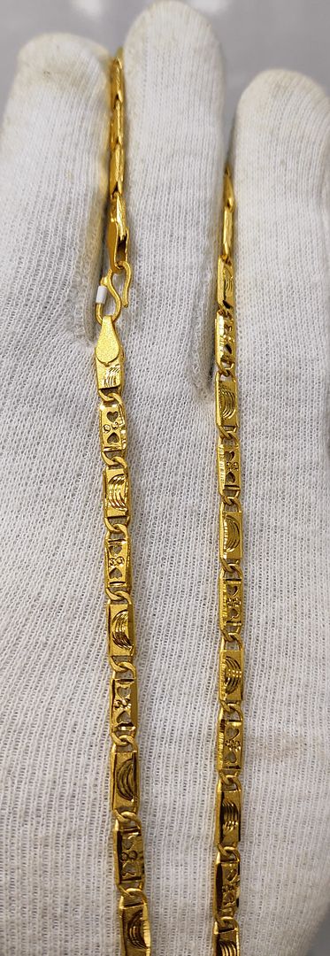 21 Size 100 Mg. Gold Forming Chain By Chokerset CHAIN9117