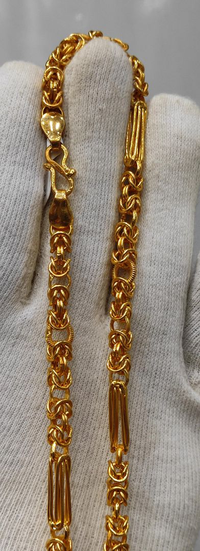 19 Size 25 Mg. Gold Forming Chain By Chokerset CHAIN9137