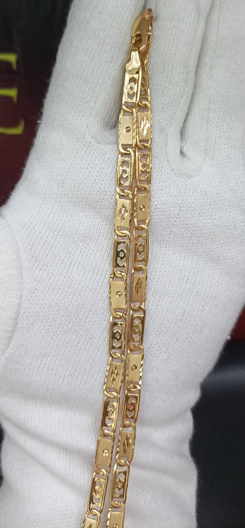 22 Size 100 Mg. Gold Forming Chain By Chokerset CHAIN9131