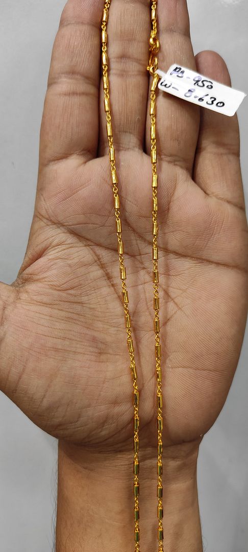 24 Size 25 Mg. Gold Forming Chain By Chokerset CHAIN9202