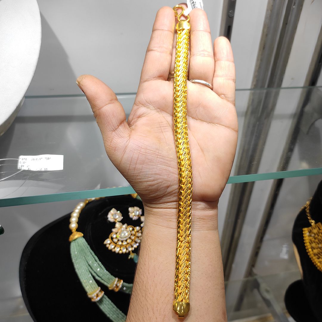 200 Milligram Gold Forming Bracelet By Chokerset WAB617