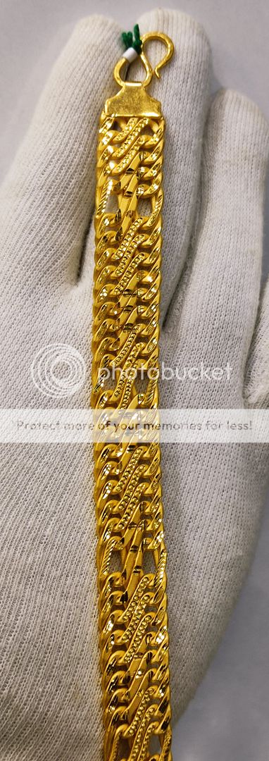 8 Size 300 Mg. Gold Forming Bracelet By Chokerset BRACE366