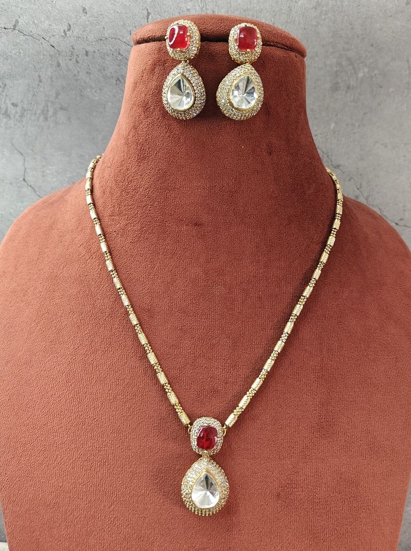 Polki Antique Necklace By Chokerset CSNS6900